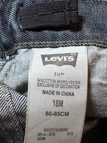 Levi’s 514 | Toddler Sz 18M | Blue Denim - Picture 3 of 5