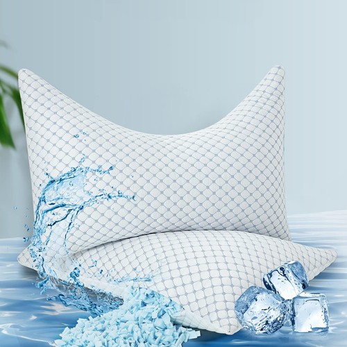 (2023 Upgrade) Neck and Shoulder Pain Relief Pillow, Cooling with Ice Silk an...