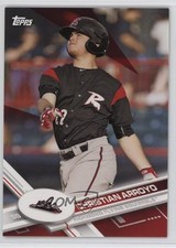 2017 Topps Pro Debut Red 2/10 Christian Arroyo #120 3c2