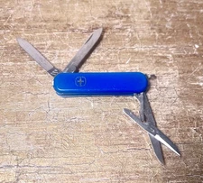 Swiss Army Knife EDDIE BAUER Logo Retired Wenger Esquire Blue 65mm 