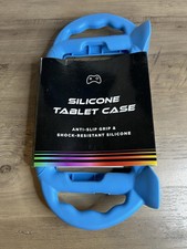 Silicone Tablet Case Anti-Slip Grip Shock-Resistant For 7"-8" Tablets- Blue