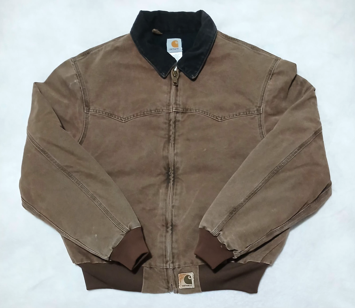 Vintage Carhartt Sante Fe Jacket XL Chestnut Brown Quilted J14CHT