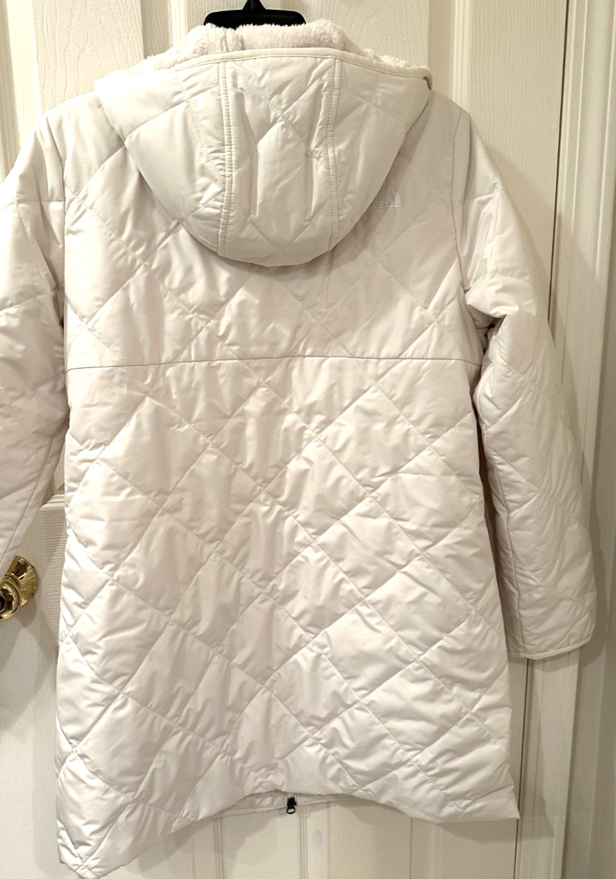 NWT $200 The North Face Women's Shady Glade Insulated Hooded Parka M White Dune thumbnail 7
