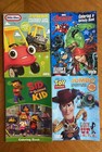 Toy Story, Sid The Science Kid, Avengers, Little Tikes Coloring Books Lot of 4