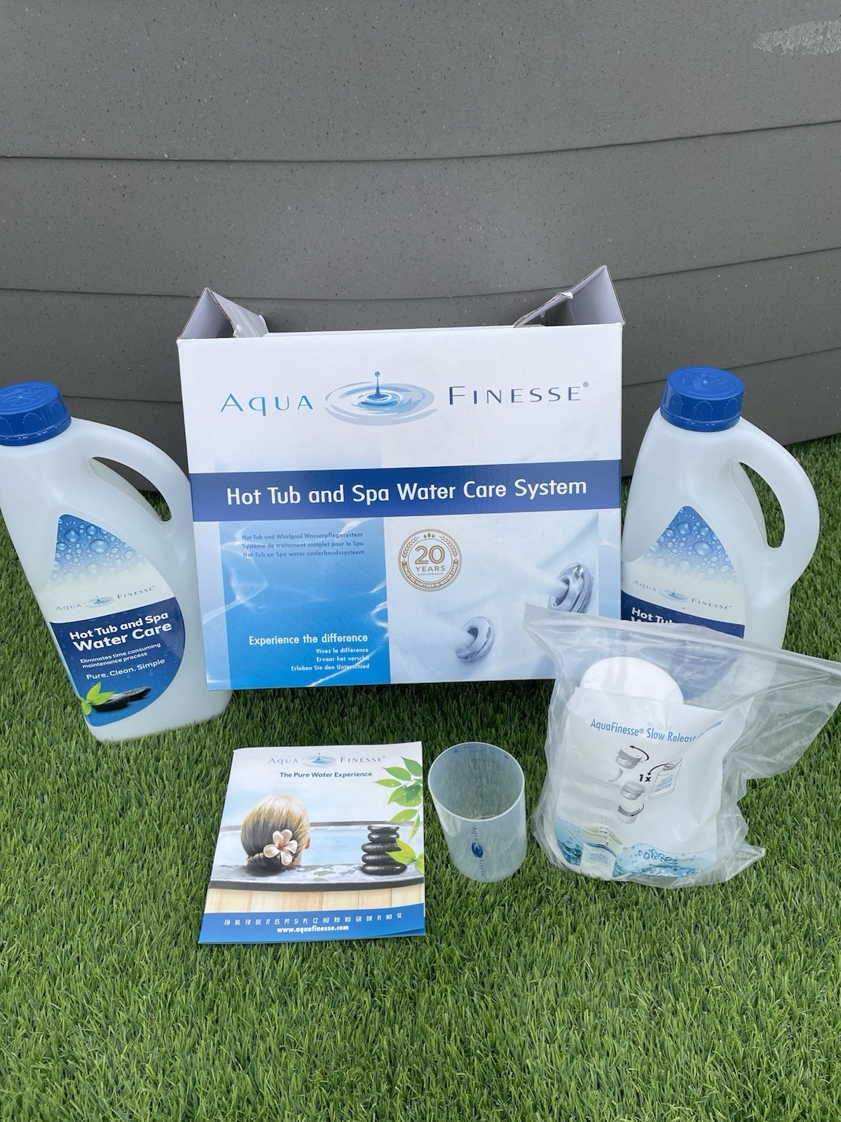 AQUA FINESSE HOT TUB SPA WATER CARE SYSTEM FOR GENTLE PURE CLEAN SOFT WATER