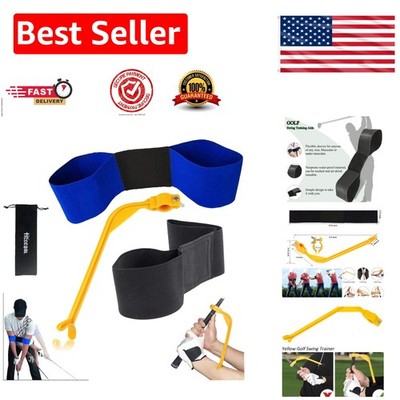 Durable 3-Piece Golf Swing Trainer Aids for Perfect Swing Technique - Unisex