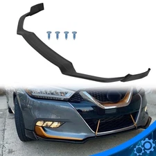 Front Bumper Lip Spoiler ADD-ON Body Kit For 2016-2018 Nissan Maxima 4Dr Sedan