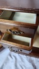 Vintage Beautiful Wooden Jewelry Box Chest  — photo 10