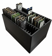 60 M.2 SSD Holder Storage Rack Organizer - NVMe SATA NGFF Solid State Drive Tray