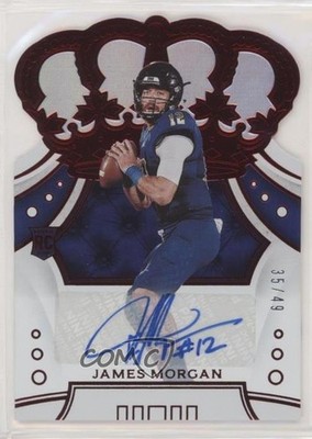 2020 Chronicles Draft Picks Crown Royale 35/49 James Morgan Rookie Auto RC 00gy