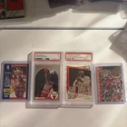 Fleer Michael Jordan Bulls 4-Card Lot All-Star Team, PSA 10 Catch 23, UD