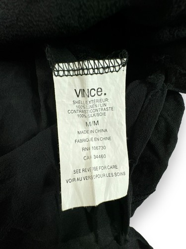 Vince Silk Double Layer Tank Shell Medium Linen Silk 100% - Picture 5 of 6
