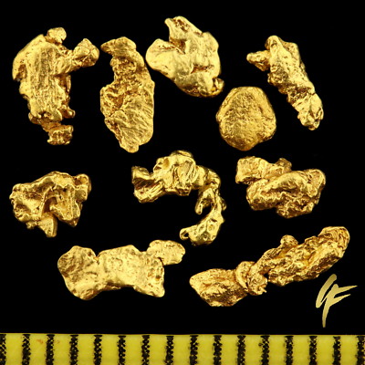 1 Gramm Echte Gold-Nuggets aus Alaska/Kanada 2-5 mm 20-23 ...