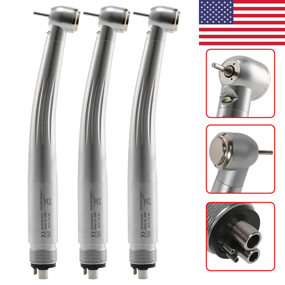 3 NSK Dental Turbina LED E-generator Fiber Optic High Speed Handpiece Turbine - Imagen 4 de 4