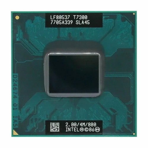 Intel Core 2 DUO T7300 2.0 GHz / 4M / 800 MHz SLAMD SLA45 CPU Processor - TESTED