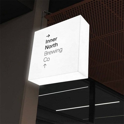 Acrylic LED light box, outdoor light box, shop & office bar wall decoration - Picture 2 of 8