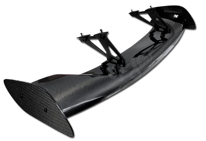 Alerón GT Ajustable Tipo 3 De Fibra De Carbono Real – Universal De 57 Pulgadas, Estilo JDM, HDC Autosports
