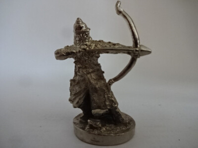Metal Figure / Mongolian / Campain of Ermak / No.407 03 / Chrome