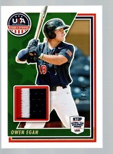 2022 USA Stars & Stripes Materials Prime #USAM-OE Owen Egan 6/25