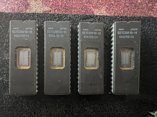 Quantity 4   -    NEC  D27C2001D-15 EPROM  PROM