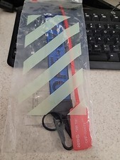 Off White Industrial Keychain Blue