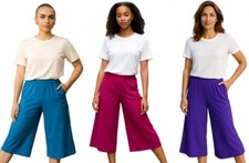 Reflections GAUCHO Capri Pants ONLY Dance Costume CHOICE Teal-Fuchsia-Purple NEW