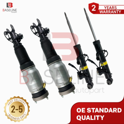 4X Front & Rear Air Suspension Shock Struts Fit Hyundai Equus Genesis 09-16 5.0L