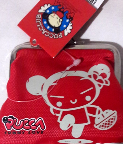 Pucca Club Funny Love Portamonete Bloom.In T Rosso Chiusura A Clic Clac 3330728 - Foto 2 di 17