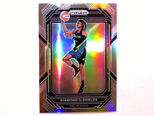 2023 Panini Prizm Basketball WNBA Diamond DeShields Silver Prizm Card #119 Wings