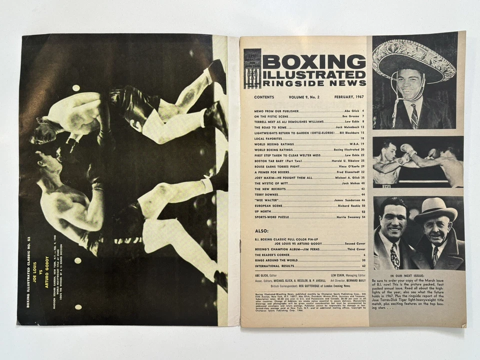 MAGAZINE: 1967 - BOXING ILLUSTRATED - Muhammad Ali - Cassius Clay - Image 2 of 4