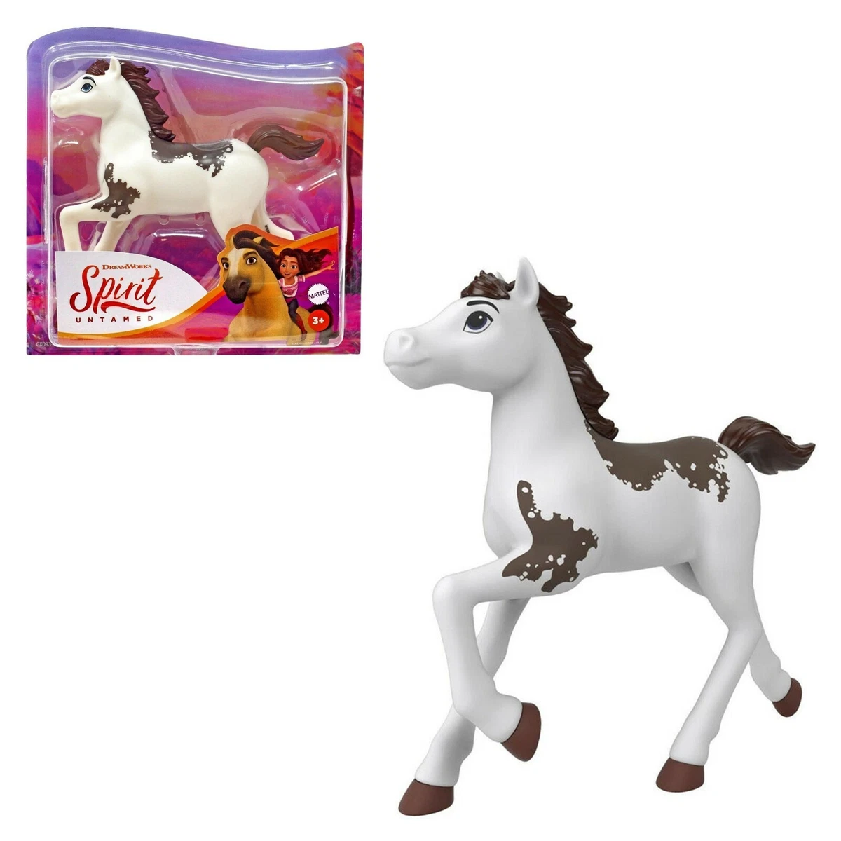 Jeu Jouet Personnage Cheval Spirit Blanc pour Petite Fille 3 Ans