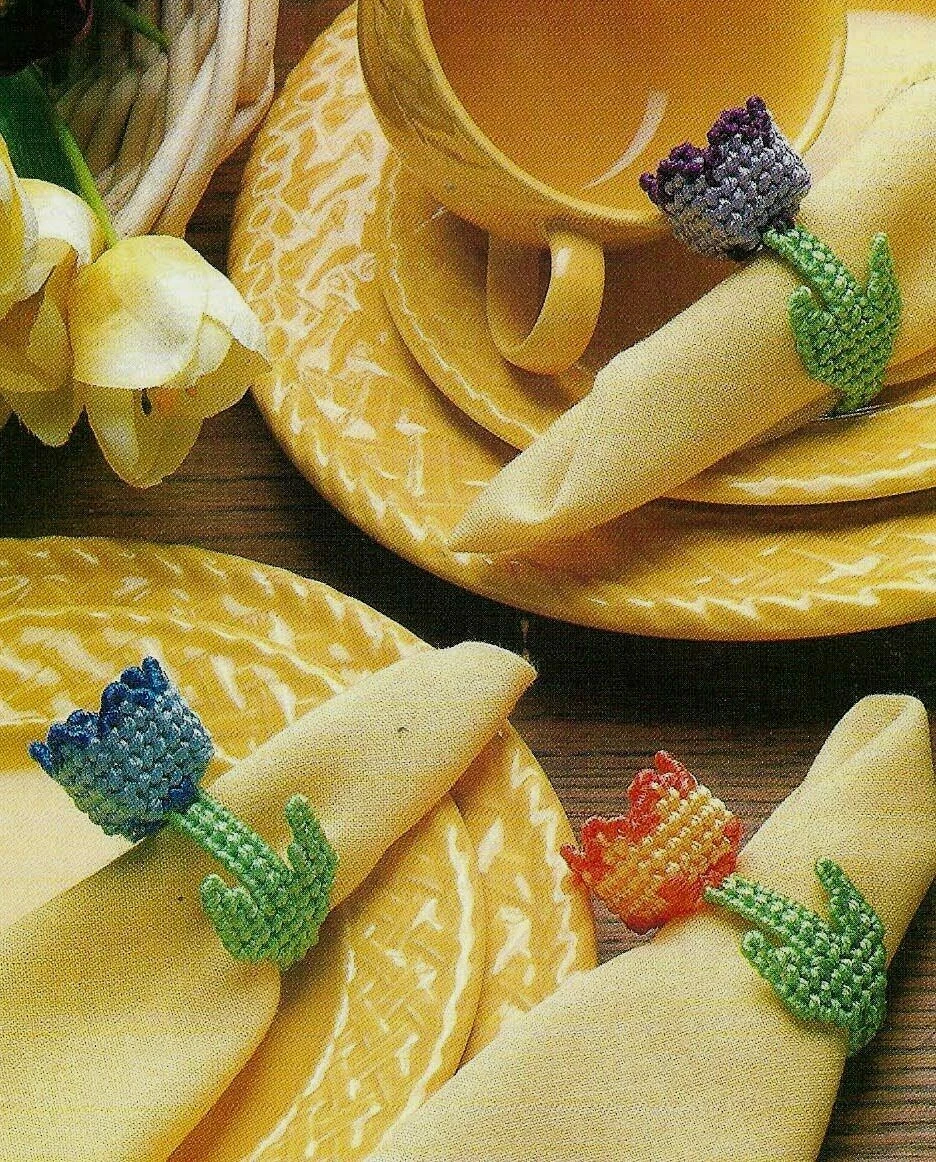 Tulip on sale napkin rings