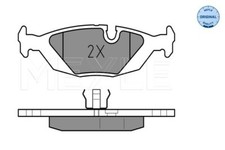 MEYLE 025 206 7516 Brake Pad Set, disc brake for BMW