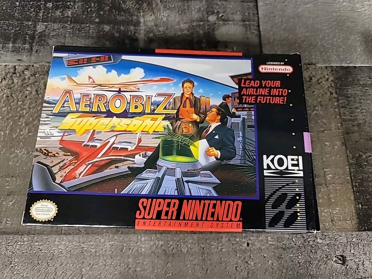 Aerobiz Supersonic SNES CIB Complete w/ Inserts | eBay Aerobiz Supersonic SNES CIB Complete w/ Inserts | eBay