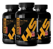 Anti-Inflammatory - EXTREME PAIN RELIEF FORMULA - Muscle 3 Bottle 180 Capsules