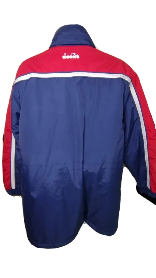 Abrigo de invierno hinchado Diadora Old School/Vintage para hombre XL Foto 3 de 4