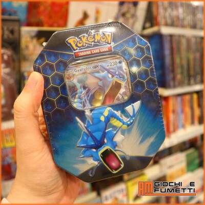 Tin Gyarados Hidden Fates SEALED Escape Destination in ENGLISH! New Original
