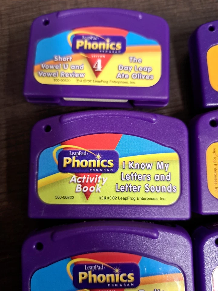 Lot of 7 Leap Frog LeapPad Phonics Reading Math Finding Nemo - Image 3 of 4