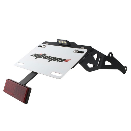 Soporte de matrícula de cola de aluminio ordenado apto para Indian FTR 1200 S 2019-2024 - Imagen 12 de 14