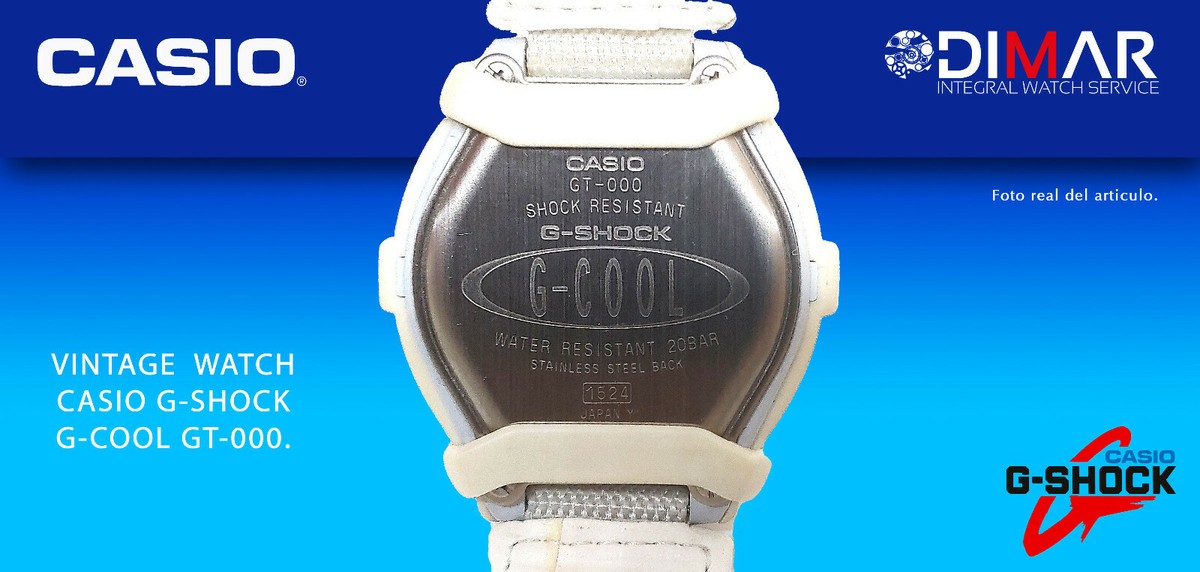 CASIO G-Cool デジタル腕時計 オレンジ/ホワイト 1524