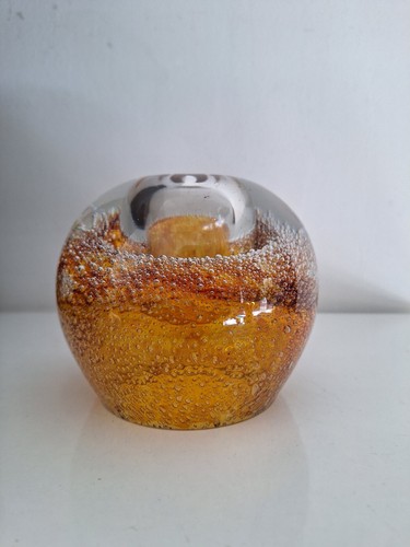 Glassware Vintage Candlestick Glass Candle Holders Decorated With Clear Gold - Picture 12 of 14