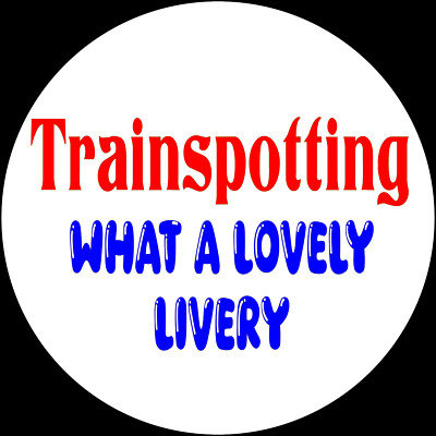 Offizieller Train Spotter Button Pin Anstecker British Trainspotting Weihnachten Neuheit Geschenk
