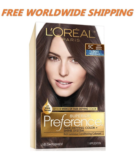 L'oreal Paris Superior Preference Hair Color 5c Cool ...
