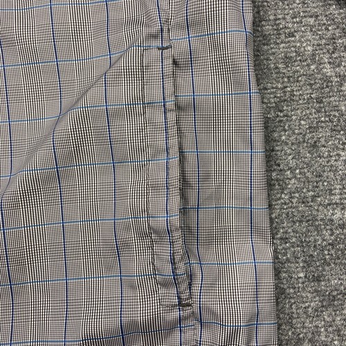 Springfield Original Jacket Mens Large Grey Plaid Windbreaker Hood Inner Pockets - Picture 18 of 24