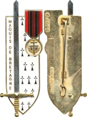 MAQUIS de BRETAGNE, EOR 99-09, Militärische Sonderschule, MATRICULE, A.B. 4625