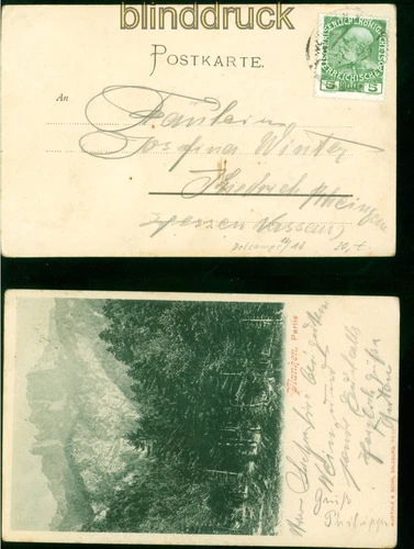 Liechtenstein Precursor Mi # 142 EF AK Planks Lot N Friedrich Rheingau (57310