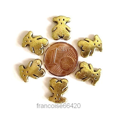 Lot De 100 Perles Intercalaires (spacers) Carrées Argentées 6x6x2mm - Pour Création De Bijoux A147