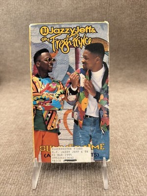 DJ Jazzy Jeff Fresh Prince VHS Tape Homebase '91 Hip Hop Rap w/ Summertime