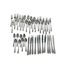 Lenox Summerville Stainless Flatware Lot Forks Knives Spoons 47 Pieces