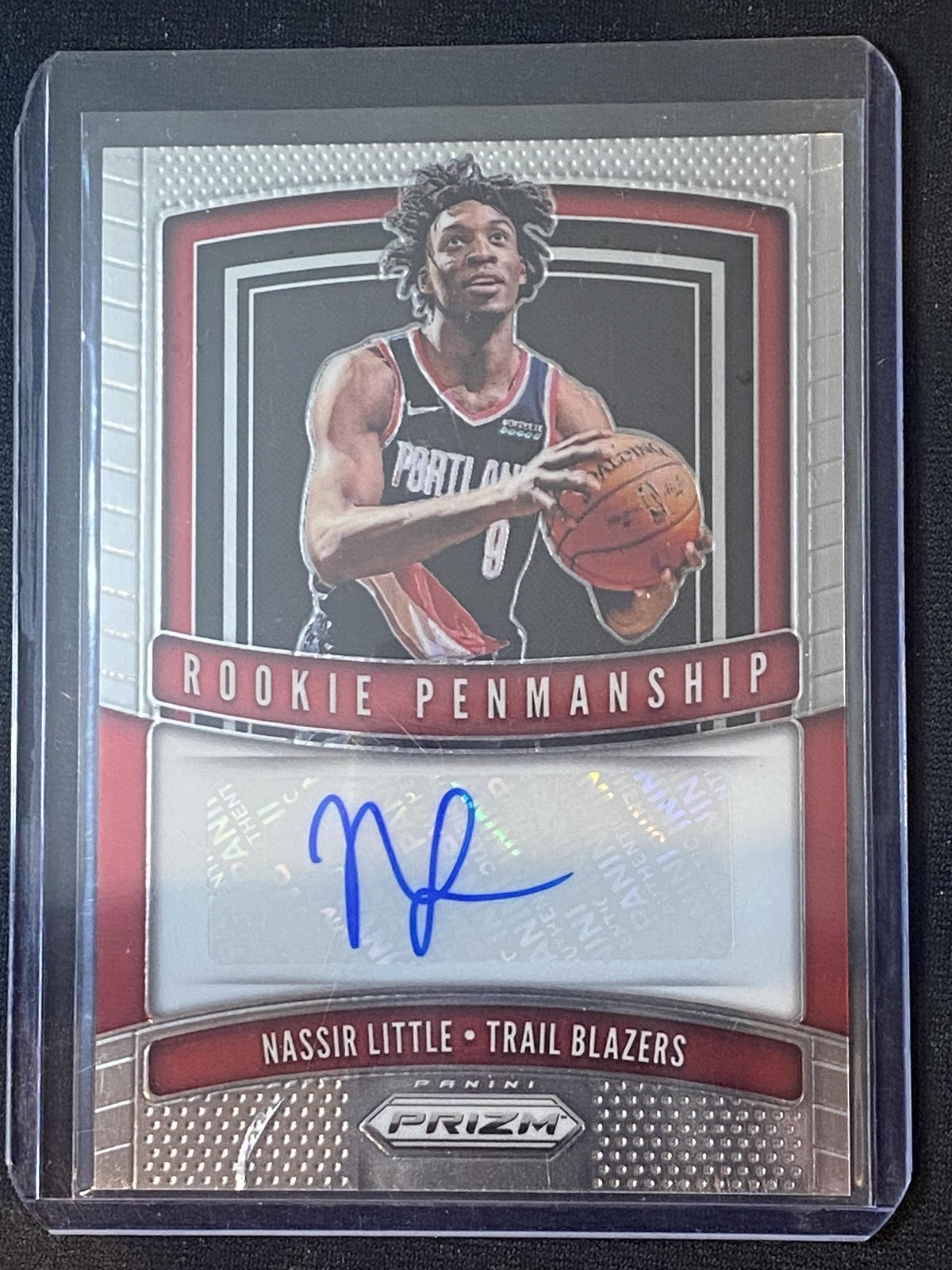 2019-20 Panini Prizm Rookie Penmanship Nassir Little Auto RC